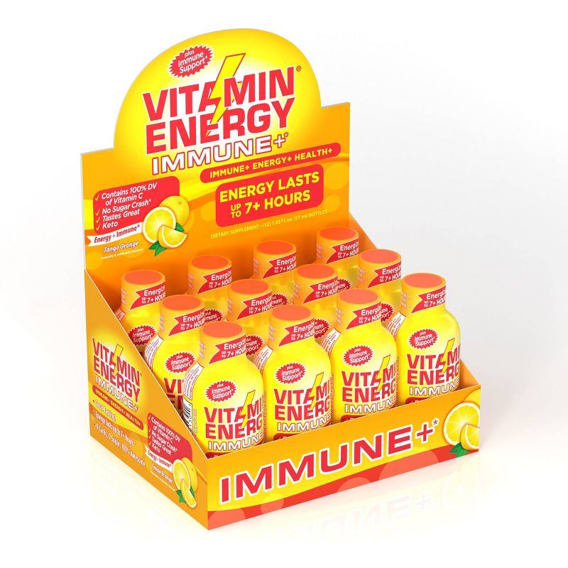 Vitamin Energy Immune Supplements - 1.93 fl oz, 2 of 6