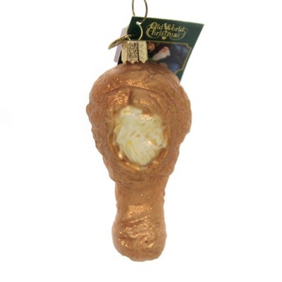 Old World Christmas 4.0" Fried Chicken Deep Frying  -  Tree Ornaments