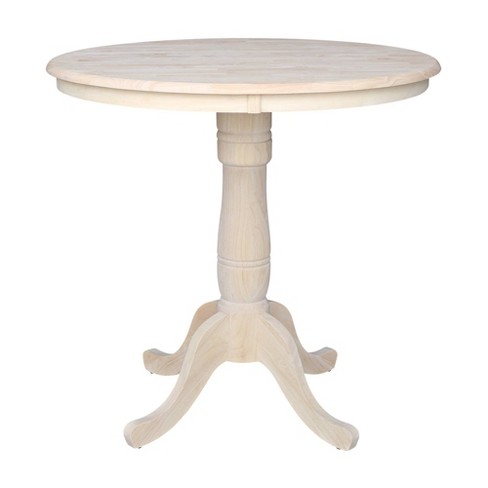 International Concepts Solid Wood Top Table with Shaker Legs