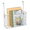 iDesign Classico Over Cabinet Steel Wire Bakeware Organizer - Chrome - 4 of 4