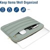 Hachikiko 13-14 Inch Laptop Sleeve, Puffy Protective Case for MacBook Air 13 13.6 (M3/M2/M1) | MacBook Pro 13 14 (M4/M3/M2) | HP Dell Surface - 4 of 4