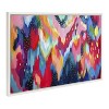 Kate and Laurel Sylvie Brushstroke and Bright Abstract Framed Canvas Set by Jessi Raulet of Ettavee, 3 Piece, White - 2 of 4