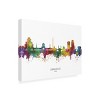 Trademark Fine Art Michael Tompsett 'Damascus Syria Skyline Named' Canvas Art - 2 of 4