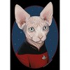 Men's Star Trek: The Next Generation Captain Jean Luc Picard Cat Sweatshirt - 2 of 4