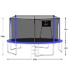 Jump Into Fun 14FT Trampoline for Kids & Adults with Basketball Hoop,Recreational Trampolines with Safety Enclosure for Back Yard Outdoor - 3 of 4