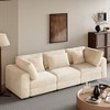 Multi-Seat Sofa with Detachable Back Cushions and 5 Pillows, Designed for Living Room, Apartment, and Generous Spaces - 2 of 4