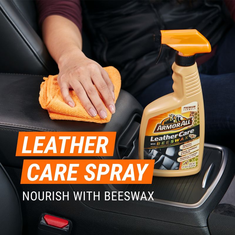 Armor All 16oz Leather Care with Beeswax Automotive Interior Cleaner, 4 of 8