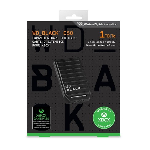 WD BLACK C50 1TB Carte d'extension Xbox Series X, S Maroc
