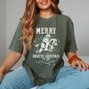 Simply Sage Market Women's Merry Country Christmas Short Sleeve Garment Dyed Tee - 2 of 4