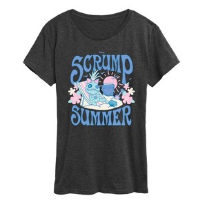 Women's - Lilo and Stitch - Scrump Summer Short Sleeve Graphic T-Shirt - 1 of 4