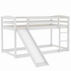 NicBex Twin over Twin Bunk Bed with Guardrail and Slide,Solid Pine Wood Bed with Ladder,Modern Bunk Beds,Noise Reduced Bunk Beds for Bedroom - 2 of 4