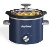 Heynemo 2 Quart Slow Cooker, Small Slow Cooker with Removable Ceramic Pot, Slow Cooker Food Warmer with 3 Heating Settings & Dishwasher Safe - 2 of 4