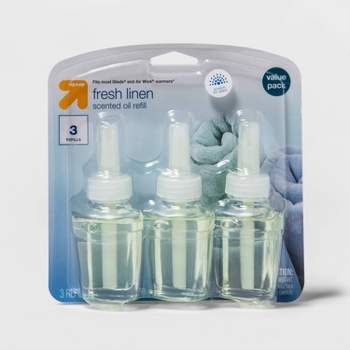 Scented Oil Refill Air Freshener - Fresh Linen - 2 fl oz/3pk - up & up™