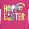 Girls' - SpongeBob Squarepants - Hoppy Easter Icons Fitted Short Sleeve Graphic T-Shirt - 2 of 4