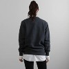 Crew Neck Cotton Oversized Sweatshirt for Women's - 2 of 4