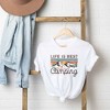 Simply Sage Market Women's Life Is Best When Your Camping Short Sleeve Graphic Tee - 2 of 2