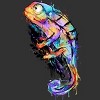 Boy's Design By Humans chameleon By alnavasord T-Shirt - 2 of 3