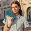 BEAFUP Womens Wallet - RFID Embossed Vegan Leather Multi Card Slots Wallets,Large Capacity Wristlet Travel Purse for Women - 2 of 4