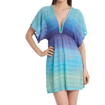 Women's V-Neck Textured Tunic Cover Up - Jordan Taylor