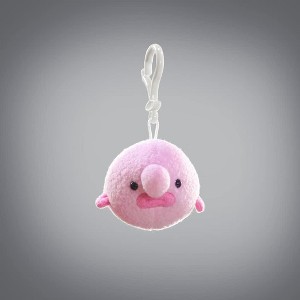 Uncute Oddballz Blobfish 2.5 Inch Plush Animal Keyring - 1 of 1