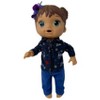 Doll Clothes Superstore Handmade USA Print Jacket Pants Fits 12 Inch Baby Alive And Little Baby Dolls - 2 of 4