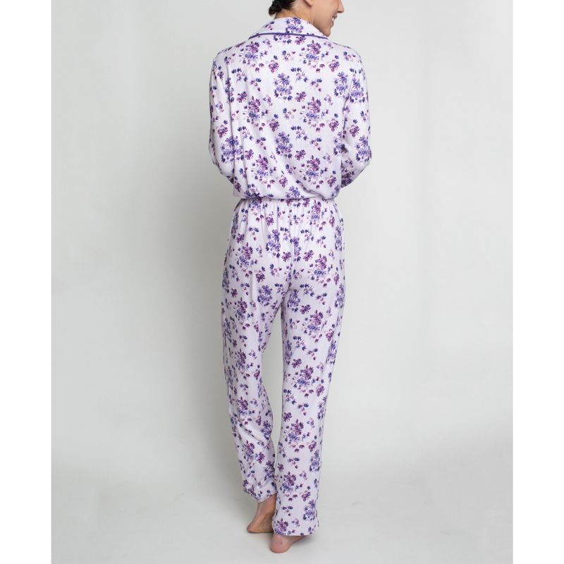 Hanes Morning Meditation Collar Pajama Set, 2 of 4
