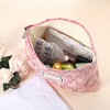 Unique Bargains Women's Zipper Love Makeup Bags and Organizers Pink - 2 of 4