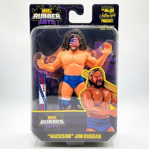 Hacksaw Jim Duggan Big Rubber Guys Face Paint Action Figure (Chase Variant) - 1 of 3