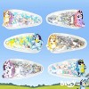Bluey Girls 6-Pack Hair Clips – Bluey Character Charms & Confetti Style – Ages 3+ - 3 of 4