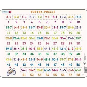 Larsen Puzzles Subtraction Kids Jigsaw Puzzle - 58pc