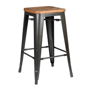 New Pacific Direct Metropolis Backless Counter Stool,Set of 4 - 1 of 4