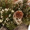 10" Glittery Bristle Pine Sleigh - National Tree Company - 3 of 3