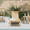 vidaXL Sun Lounger Natural bamboo Bamboo Adult-size - 3 of 4