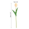 Unique Bargains PU Real Touch Artificial Flowers with Stems 24 Pcs - 2 of 4