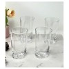 Oval Halo Tritan Glasses Drinking Set of 4 Hi Ball (15oz), Plastic Drinking Glasses, BPA Free Cocktail Glasses, Drinkware Set, Plastic Water Tumblers - 3 of 4