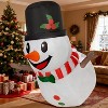 Hrinhom 3.4FT Outdoor Christmas Inflatable Snowman Decoration - 3 of 4