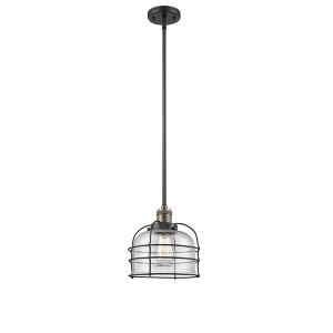 Bell Cage - 1 Light Mini Pendant In Traditional Style-10 Inches Tall and 9 Inches Wide - 1 of 1