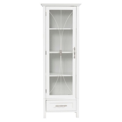 Delaney Linen Cabinet with 1 Door and 1 Bottom Drawer