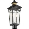 Savoy House Kingsley 2 - Light Post Light in  Matte Black/Warm Brass - 2 of 3