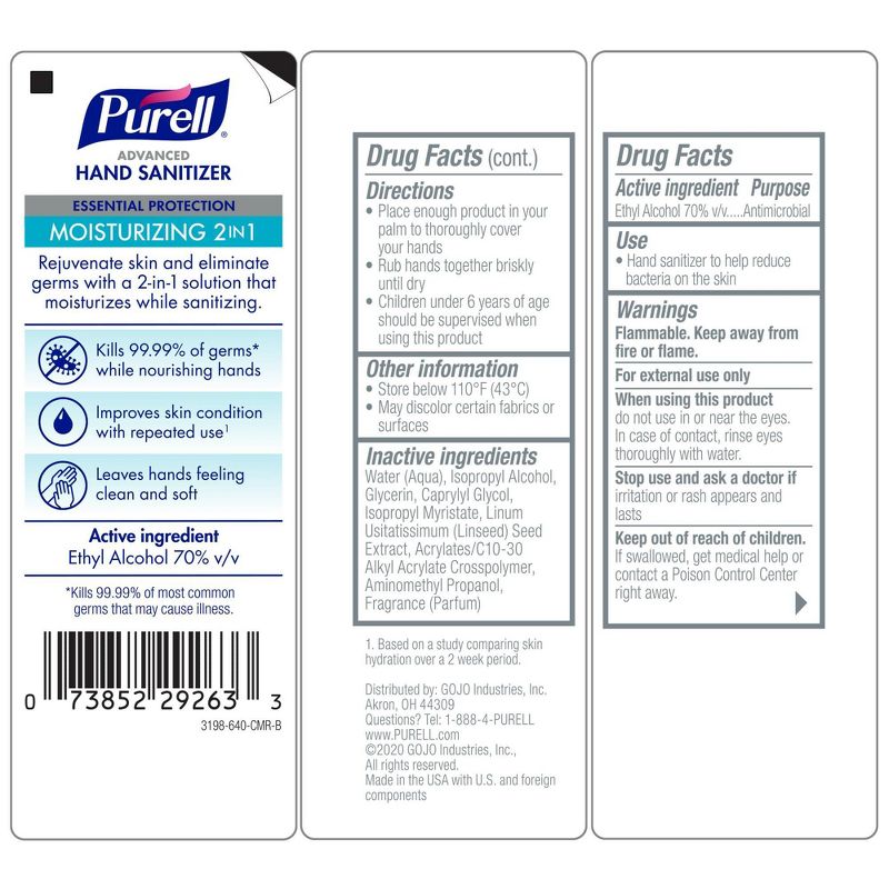 Purell 2-in-1 Essential Protection Hand Sanitizer - Citrus Scent - 4 fl oz, 4 of 5
