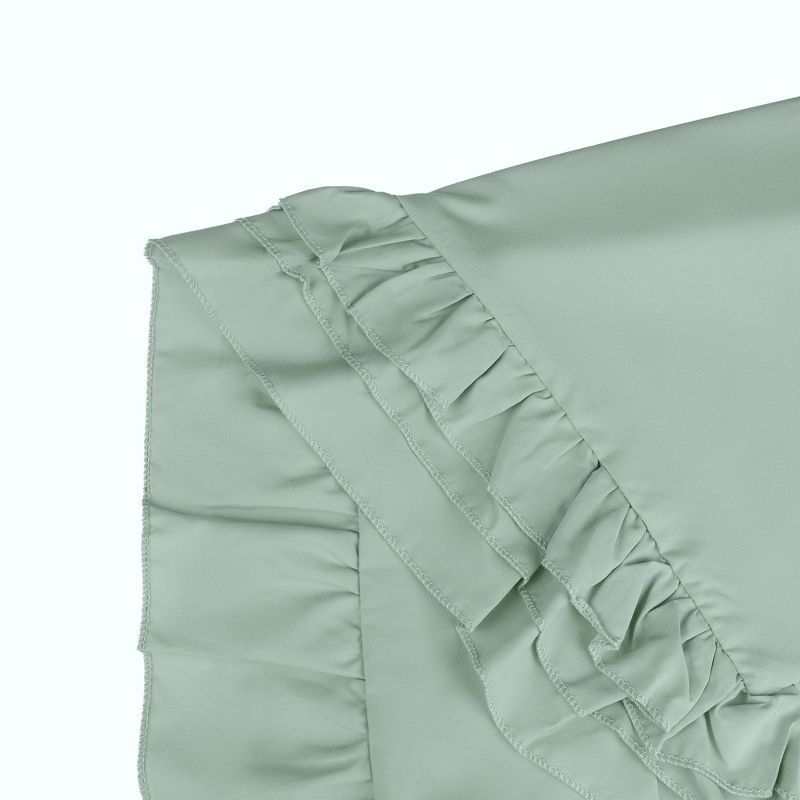 Unique Bargains Bedding Triple Ruffle Envelope Closure Pillowcases 20" x 30" 2 Pcs, 5 of 7