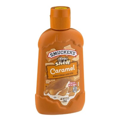Smucker's Magic Shell, Caramel, 7.25Oz Bottle (Pack Of 2)