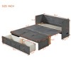 Full/Queen Size Murphy Bed with USB Port and a Large Drawer - ModernLuxe - 3 of 4
