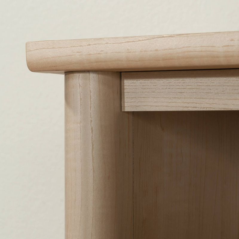 66.14&#34;Whitaker Point 5 Shelf Bookcase Natural Maple - Sauder: Modern Design, Adjustable Shelves, Scandinavian Style, 3 of 6