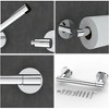 LunaLulinlk Double Post Pivoting Wall Mounted Polished Stainless Steel Toilet Paper Holder for Bathroom RV - 3 of 4