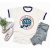 Simply Sage Market Women's Happy Fourth Circle Short Sleeve Ringer Tee - 3 of 4