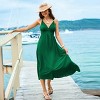 Women's Evergreen Goddess Green Maxi Dress  - Cupshe - 4 of 4