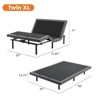 INFURNIC Beds Metal Platform Bed Frame, Bedstead Mattress Foundation With Headboard And And Footboard, Full Size, Brown, 77.5"*54.3"*39.3" - 3 of 4