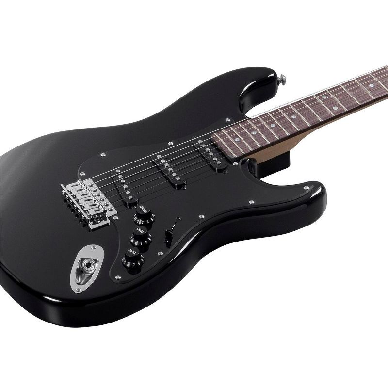 Monoprice Indio Cali Classic Electric Guitar - Black, With Gig Bag, 5 of 7