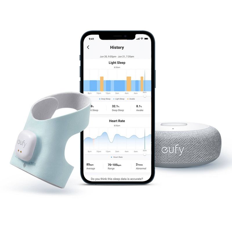 eufy Baby Smart Sock Baby Monitor, 1 of 17
